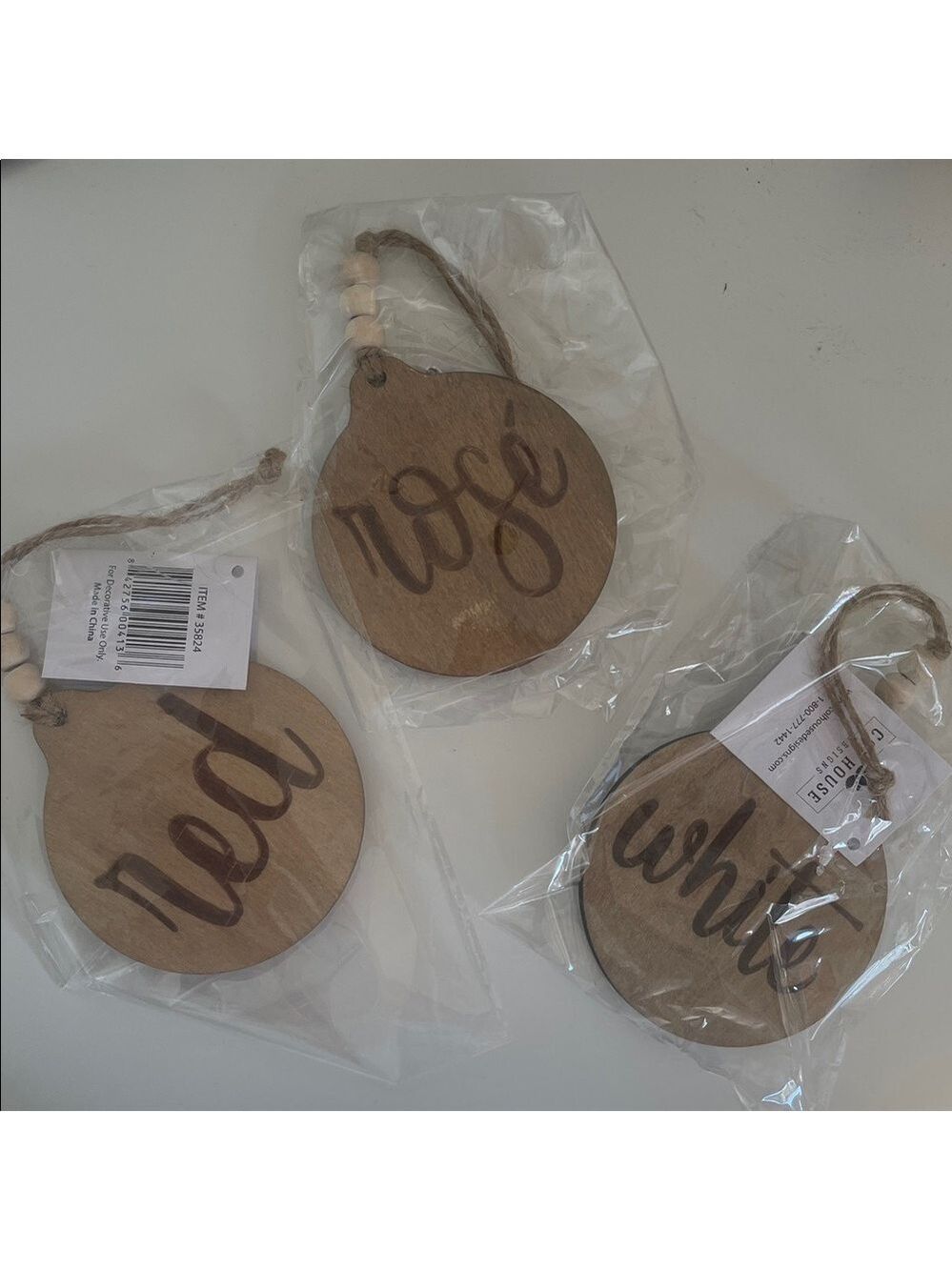 ($5) Dinner is Poured Wine Tags
